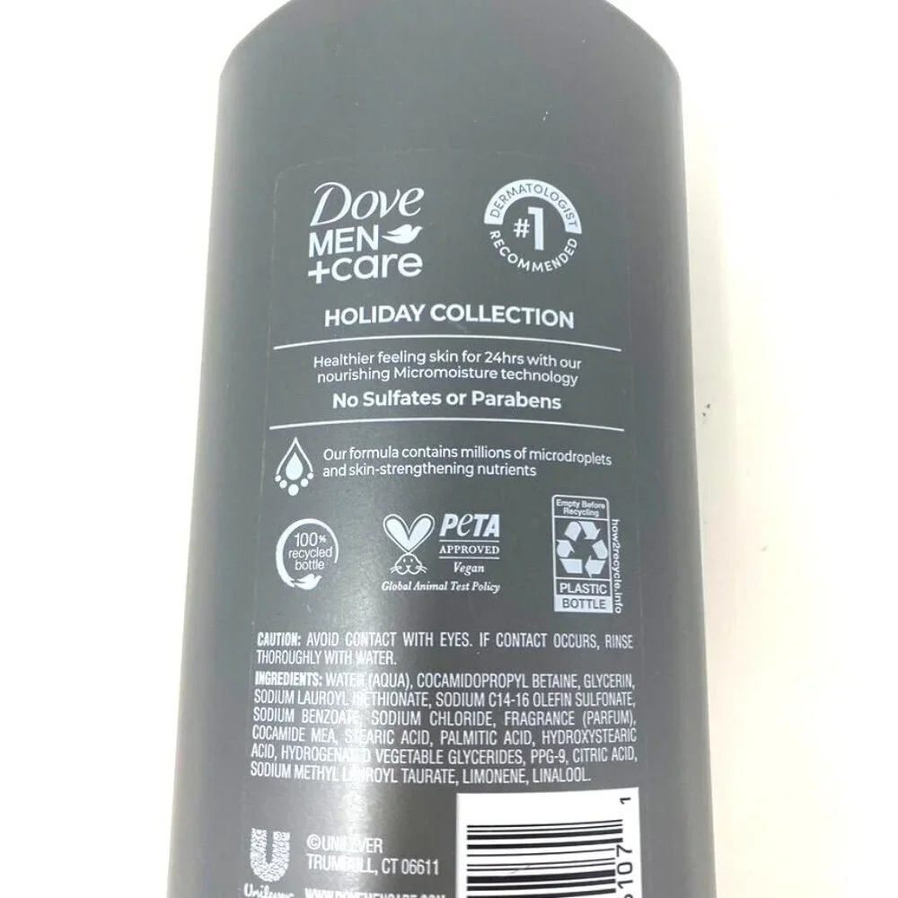 Dove Men+Care Holiday Limited Edition Body Wash Cabin Retreat 18 fl oz